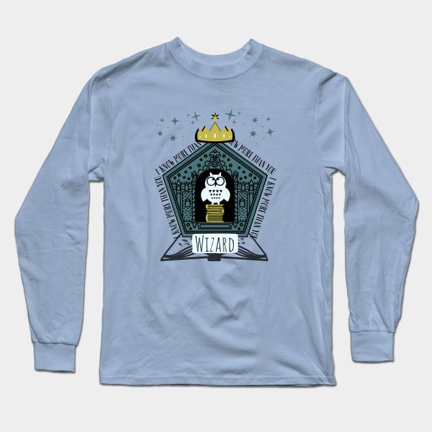 Hello, my name is.. Wizard! Long Sleeve T-Shirt by MegBliss